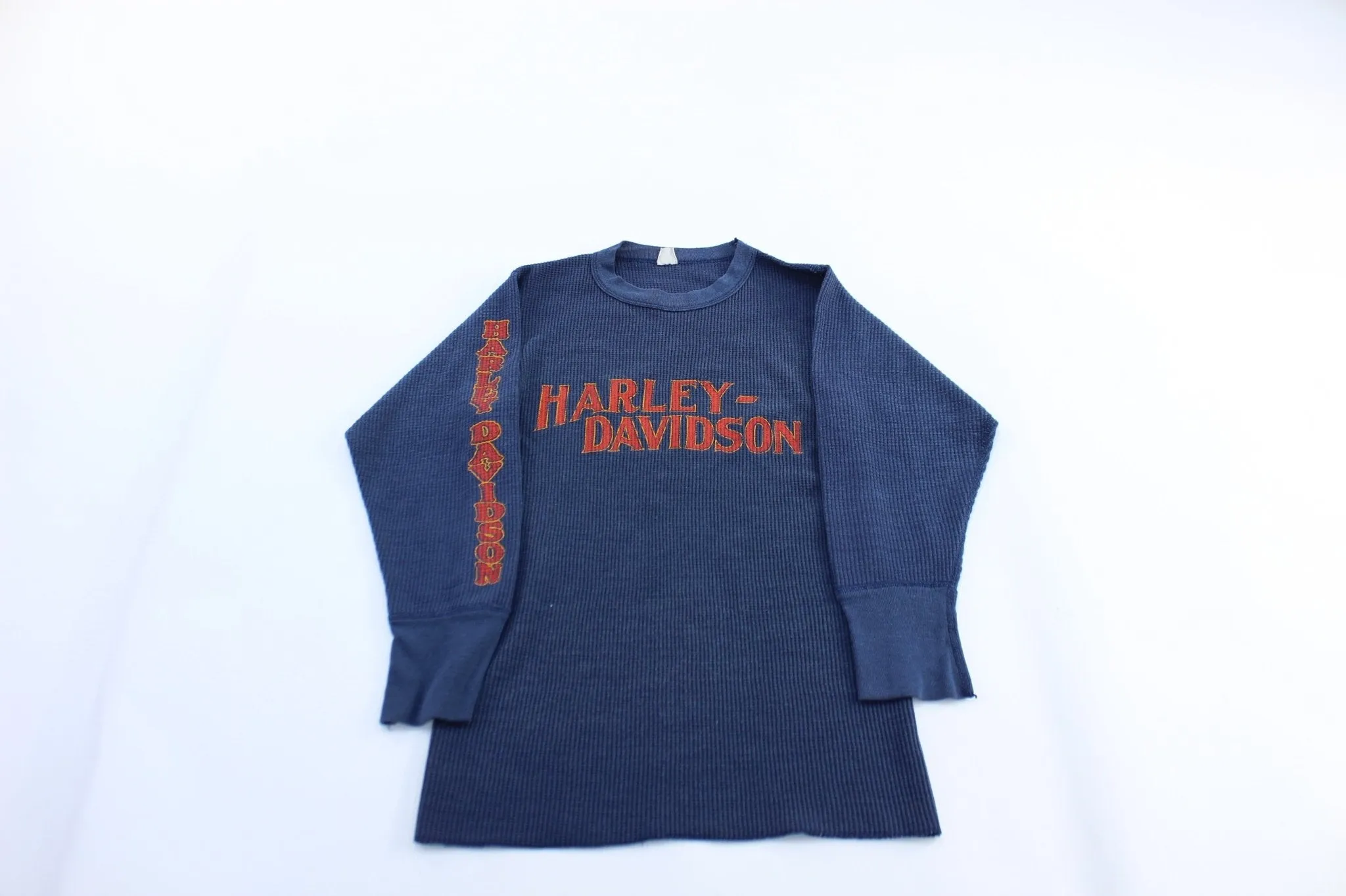80's Harley Davidson Motorcycles Thermal LS T-Shirt