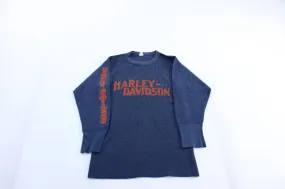 80's Harley Davidson Motorcycles Thermal LS T-Shirt