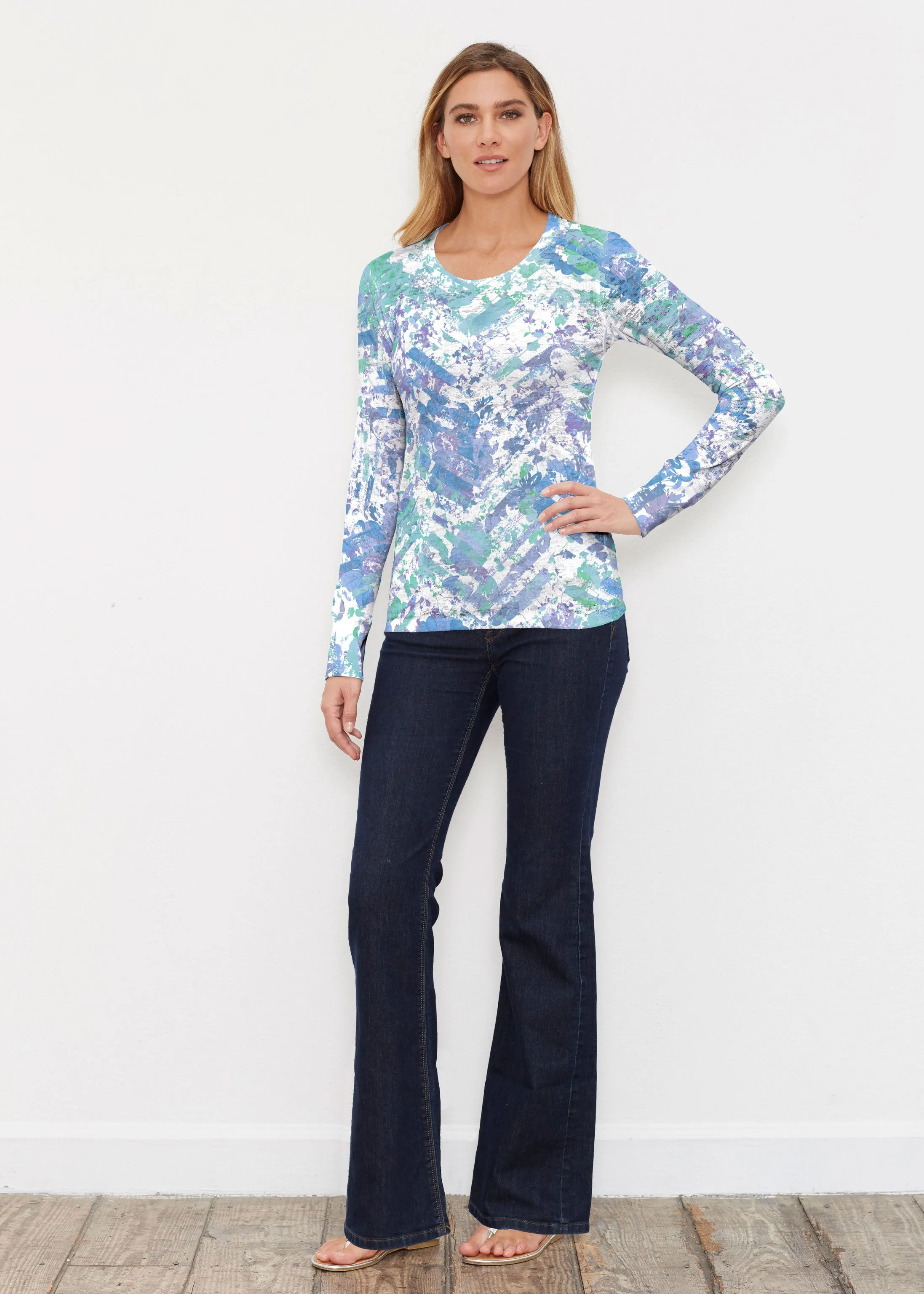 Capizee (16231) ~ Thermal Long Sleeve Crew Shirt
