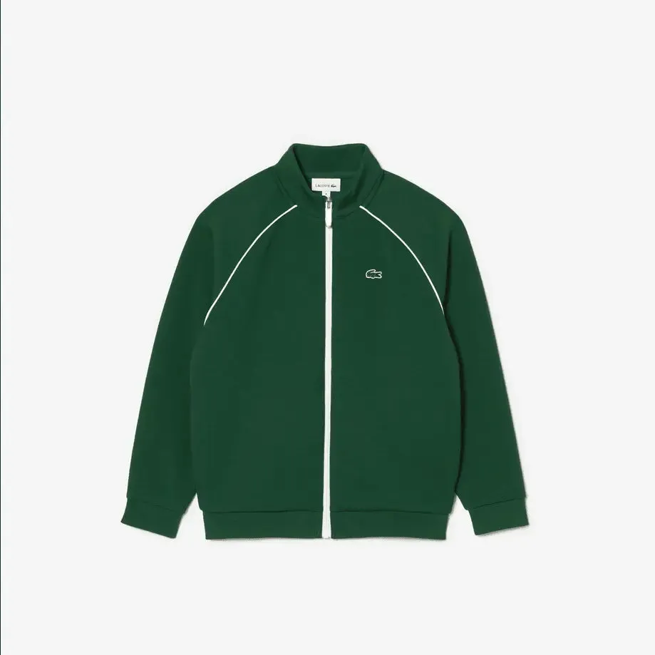 Lacoste Kids' Zip-Up Sweatshirt & Contrast Accent Sweatpants - Green 132