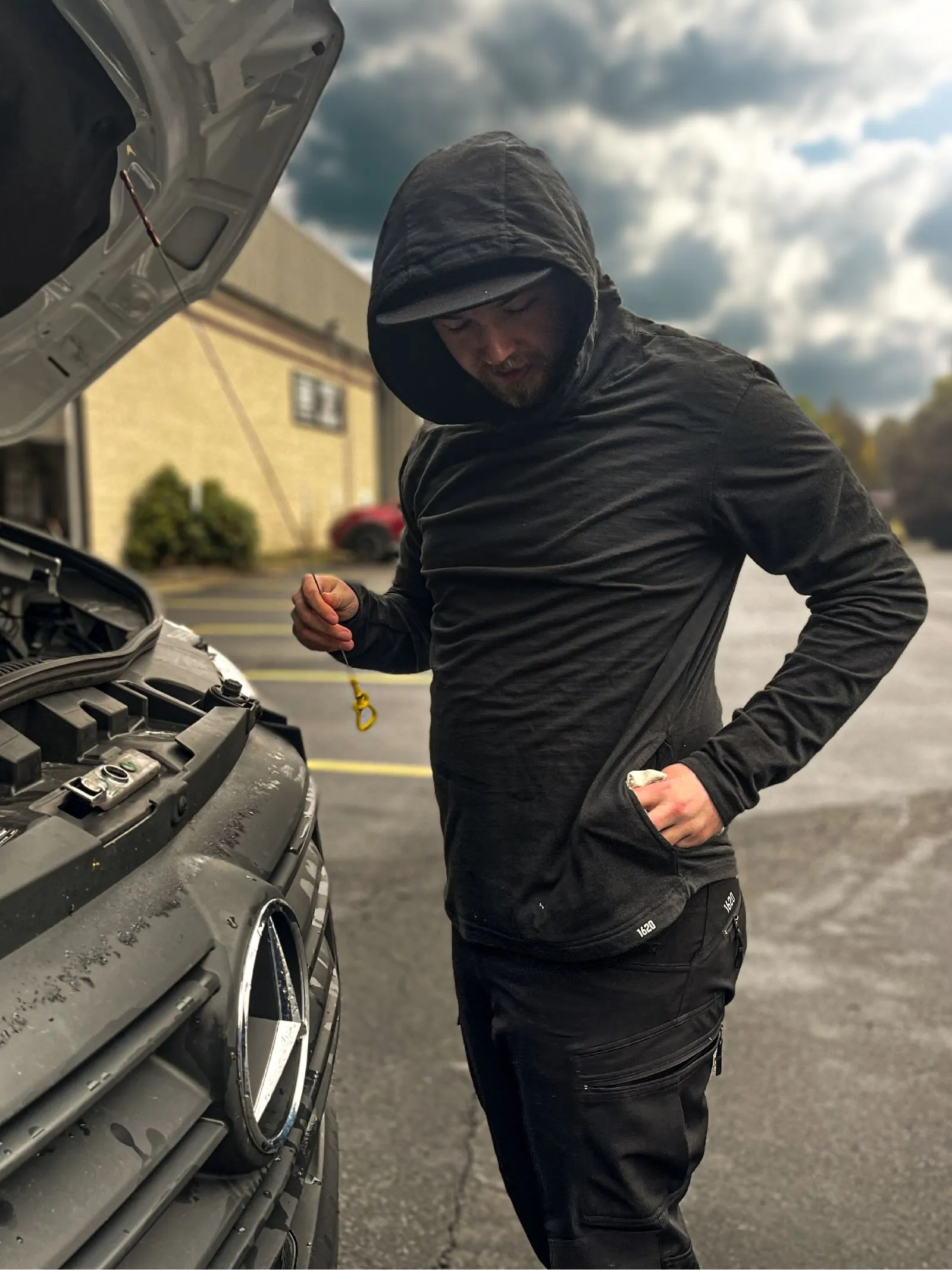 Lightweight NYCO Hooded Long Sleeve