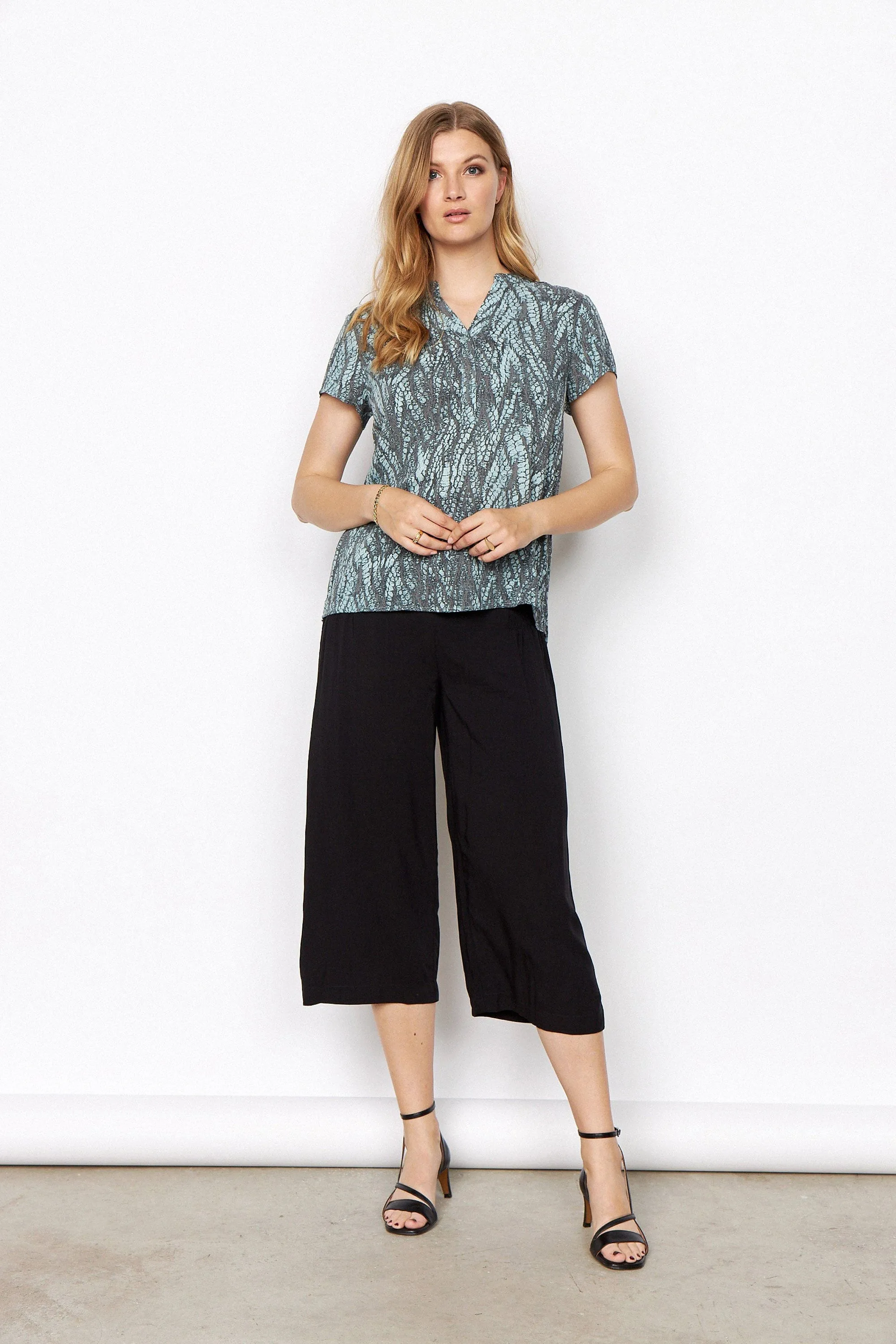 Radia Sustainable Viscose Culottes - Black