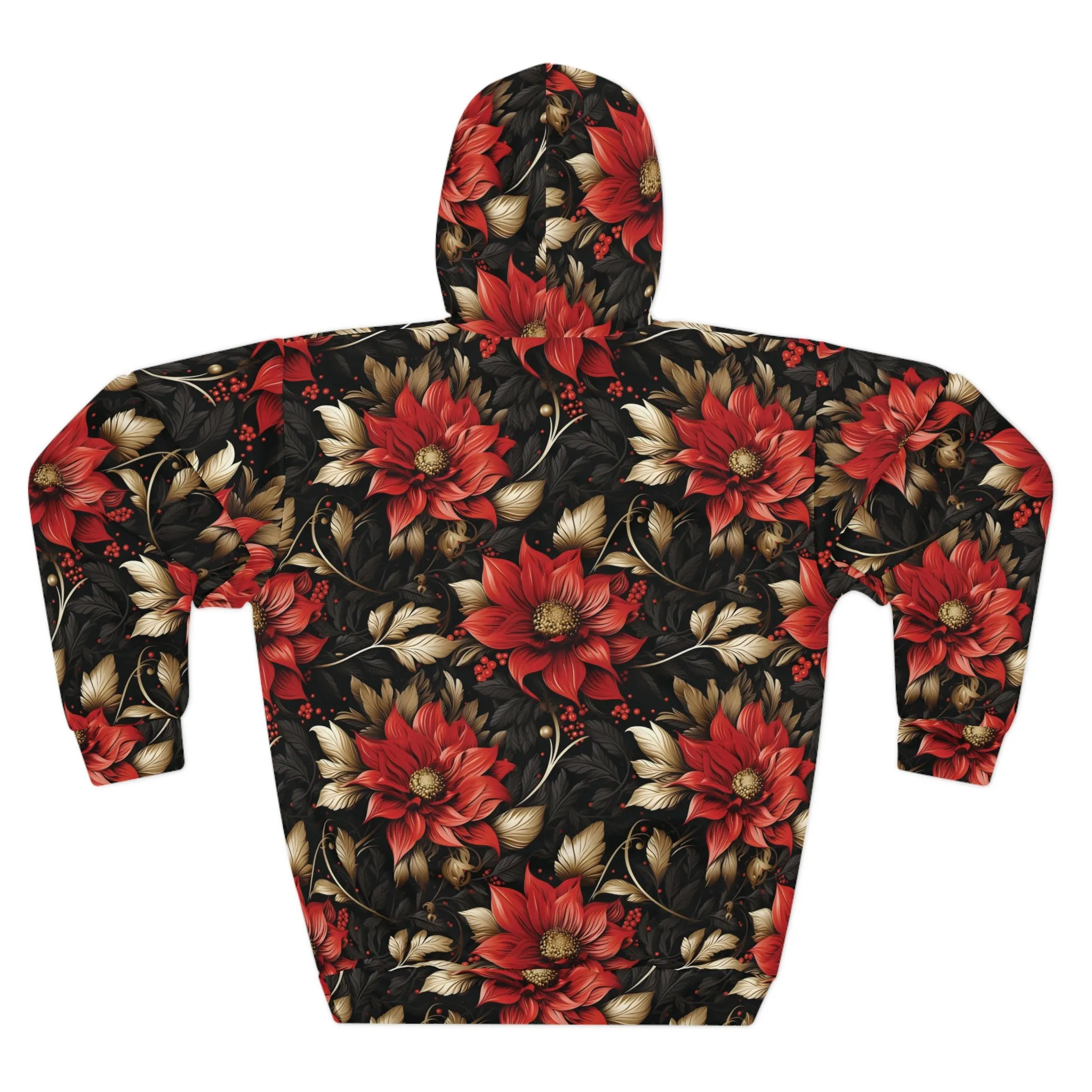 R&B Floral Unisex Pullover Hoodie (AOP)