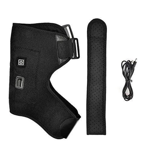 Shoulder Stability Brace Support for Women & Men, Heated Shoulder Wrap Brace, Can Hold Ice Pack, Shoulder Brace Adjustable for Frozen Shoulder Pain, Bursitis, Labrum Tear