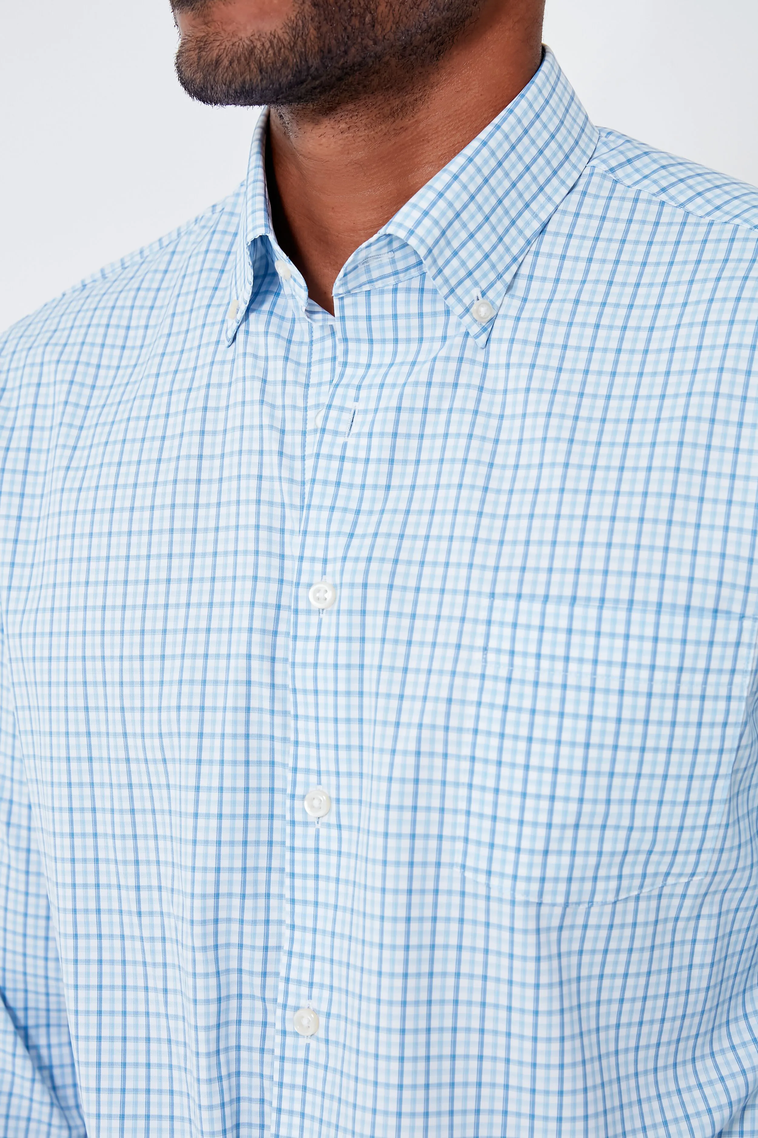 Twilight Blue Daventry Performance Twill Sport Shirt